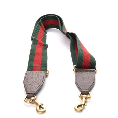 gucci red green strap|Gucci detachable shoulder strap replacement.